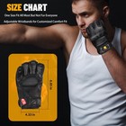 Mma Gloves  Half-finger Boxing Fight Gloves Mma Mitts With Adjustable Wrist B   