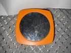 Vintage Barbie Doll Furniture Orange Coffee End Table Mirror Top