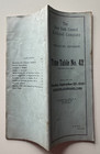 Vintage 1935 New York Central Rr Railroad Syracuse Div Employee Timetable No 42