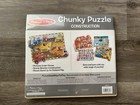 Brand New Melissa   Doug Construction Chunky Puzzle 6 Pieces