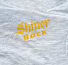 Shiner Bock Beer Can Dog Sunglasses Light Gray T-shirt Xl Euc 50 Chest