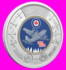  us Seller  2024 Canadian Royal Air Force Colored   Unc 2x Two  2 Dollar Coins 