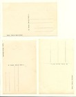 Estonia 1926 3 X Foto Ppc  Narva  stamp Front -not Mailed Vf  44