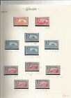 Gibraltar Sg121-31  1938-51 Gvi Set Inc Shades Ect Fresh Mint Cat   1378