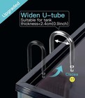 Aquarium Glass Co2 Diffuser Atomizer With U Premium Version  and U Tube  