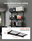 Vevor 0 9 X 3 Ft Garage Wall Shelving 450 Lbs Total Wall Mounted Garage Shelving