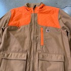 Carhartt Men s Upland Hunting Jacket -  Canvas Size  M Brown   Orange