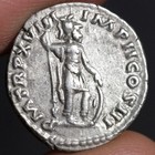 Marcus Aurelius Denarius Ancient Roman Empire Silver Coin 163ad Mars God Of War