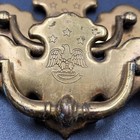 Vintage Lot Of 8 Drawer Drop Pulls Cabinet Pull Handles Patriotic Eagle 3 