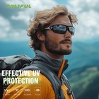 Foliful Polarized Sports Wrap Around Sunglasses Men Fishing Running Golf