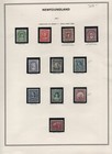 Canada Newfoundland 1910-1911 Scott  93-114 Mint Mostly Lightly Hinged