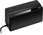 Battery Backup Surge Protector 425va Backup Battery Power Supply 6 Outlets New