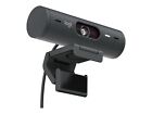 Logitech Brio 500 Full Hd Webcam With Hdr   Privacy Cover - Graphite