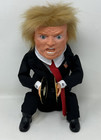 Charley Trump Cymbal Banging  Talking  Eye Popping Doll No Batteries   Trump Pen