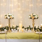 Wedding Centerpieces For Tables  12 99in Metal Gold Vases For Centerpieces  2   