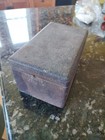 Antique Railroad   Home Iron Strongbox   Stagecoach Banker Brick Time Capsule 