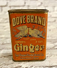 Vintage Dove Brand 2 Oz Ginger Spice Tin Frank Tea   Spice Cincinnati