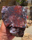 St  John s Flower Agate Rare Premium Rough 4 5 x4 x3 5  3 2 Pounds See Video