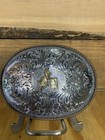 Vintage Montana Silversmiths Sterling Silver Plate Rodeo Belt Buckle