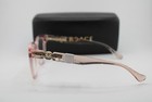 New Versace Mod  3304 5339 Clear Pink Gold Authentic Eyeglasses 53-18