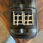 Total Saddle Fit Girth Full Leather Black Size 34
