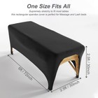 2pcs Spa Bed Salon Table Cover Stretchy Massage Table Cover Protective Topper