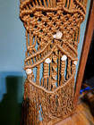Vintage Macrame Wall Decor   Hanging Pot Holders Shabby Chic Boho  3360wall 253