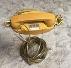 Vintage Mustard Yellow Bell Systems Princess Desktop Telephone Push Button Phone