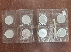 Lot Of 8   1992 Canada  5 9999 Fine Silver 1oz Maple Leaf Coins In Ogp