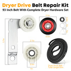 4392067 Dryer Repair Kit     Fits Whirlpool  Maytag  Kenmore Duet cabrio bravos