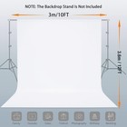 12x10 Ft White Photo Backdrop 100  Polyester Photography Background 12 X 10ft