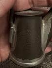 Antique Tin Teapot Oil Wick Coal Miners Cap Lamp Geo Anton Monongahela Pa