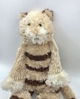 Jellycat Medium Bunglie Kitten Stuffed Plush Tan Brown Stripes Long Tail Retired