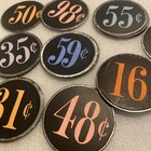 Box Of Nos Vintage Price Tags   Pins Grocery   Butcher   Deli   Store Use