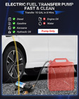 Gasoline Transfer Pump 12v  Electric Fuel Pump For Gas  Diesel  Kerosene  3 4 Gp