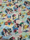 Vtg Disney 80s Twin Comforter Mickey Minnie 