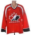 Canada National Team Ice Hockey Shirt Jersey Nike Size Xl Adult  26 Gerber