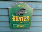 Big Sky Carvers The Turkey Hunter Is Home hunting 3d Turkey Wood Sign 19 x16 