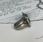 Vintage Sterling Silver Turquoise Ring Signed Size 5 50 V1368