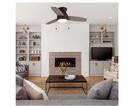Home Decorators Ashby Park 44  White Bronze Led Ceiling Fan 3 Reversible Blades
