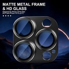 For Iphone 16 Pro Max  16 Pro Tempered Glass Metal Camera Lens Protector Cover