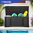 120 Gallon Heavy-duty Outdoor Storage Bench Waterproof Deck Box W  Lockable Lid