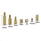 150 Pcs M3 Hex Brass Spacer Standoff Circuit Pcb Board Nut Screws M3x6 Kit