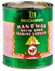 Vintage Mccloskey Man-o-war Spar Varnish Partial Gallon