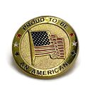 New American Flag Us Flag Lapel Pin  proud To Be An American  Proudly Usa Made