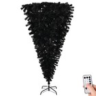 6ft Pre-lit Artificial Christmas Tree 650 Branches With 250 Led Lights Black