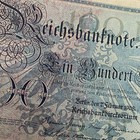 Ww1 Era Germany 100 Mark Reichsbanknote Banknote Wwi Berlin Red Seal 1908 Money