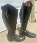 Donatello 2 Tredstep Equestrian Horse Riding Black Leather Boots 38 Fr