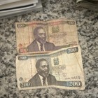 Kenya 100 And 200 Shilling Circulated Banknotes Lot  Uncertified  Ungraded