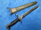 Original Us Ww2 M1942 Military Export Bayonet Made By Afh And Us M7 Scabbard